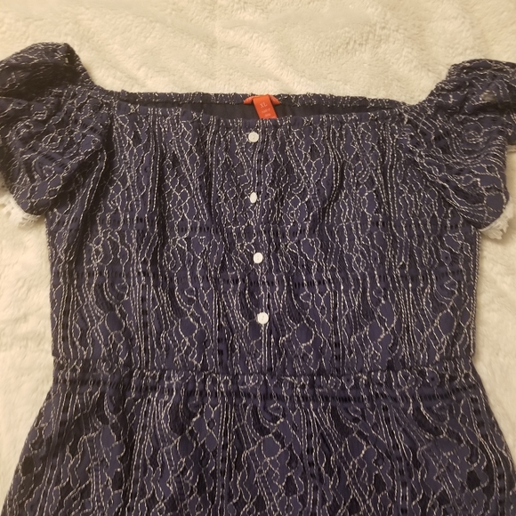 Chelsea and Violet off the shoulder lace dress - Picture 2 of 4